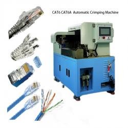 自動クリスタルヘッド圧着機 WPM-CAT6A