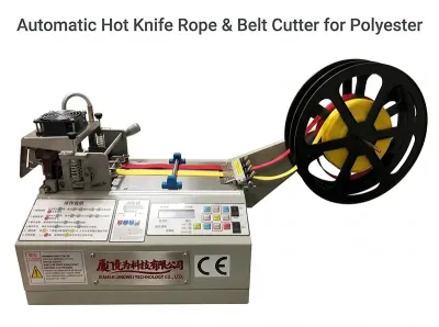 ホットナイフポリエステル丸ロープベルト自動切断機 WPM-919N - 切断機