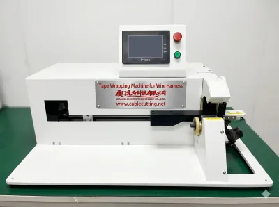 高速自動テープラッピングマシン ワイヤーハーネス・ケーブル用 WPM-302 - テープ巻き機