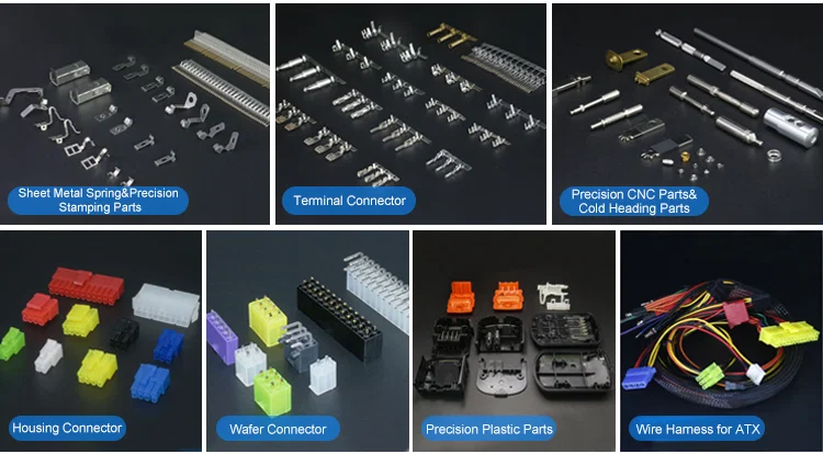 PCBはんだ端子コネクタ、真鍮オス端子コネクタ、OEM精密スタンピング端子コネクタ