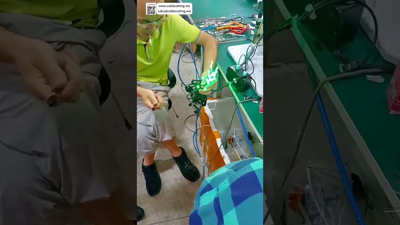 Semi Auto Soldering Machine  Perfect On Site Welding Setup for 7 Color LED Leaf Lights