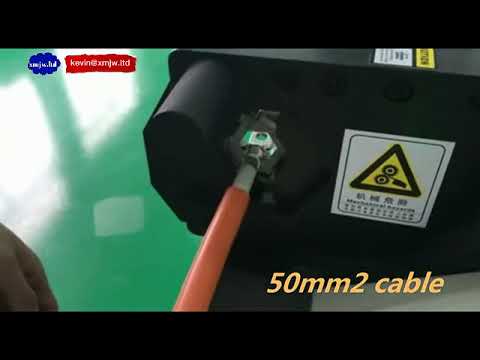 六角形端子圧着機の実演 – 精密で確実な電気接続