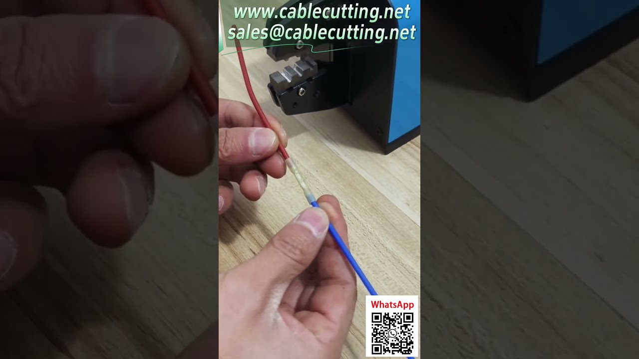 エア式防水端子圧着機｜ワンマシン成型デモンストレーション