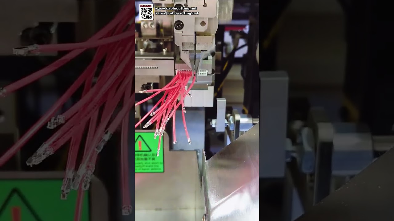 ワイヤーハーネス加工用インテリジェント全自動ハウジング挿入機