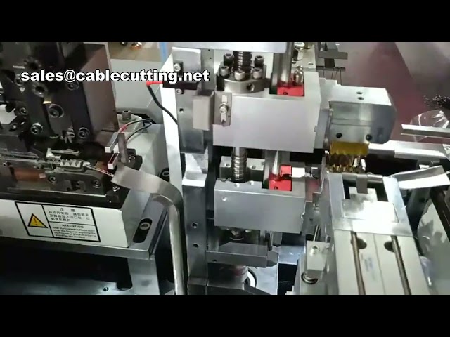 自動端子圧着機 両頭端子機 全自動ワイヤークリンパー 高速・高精度