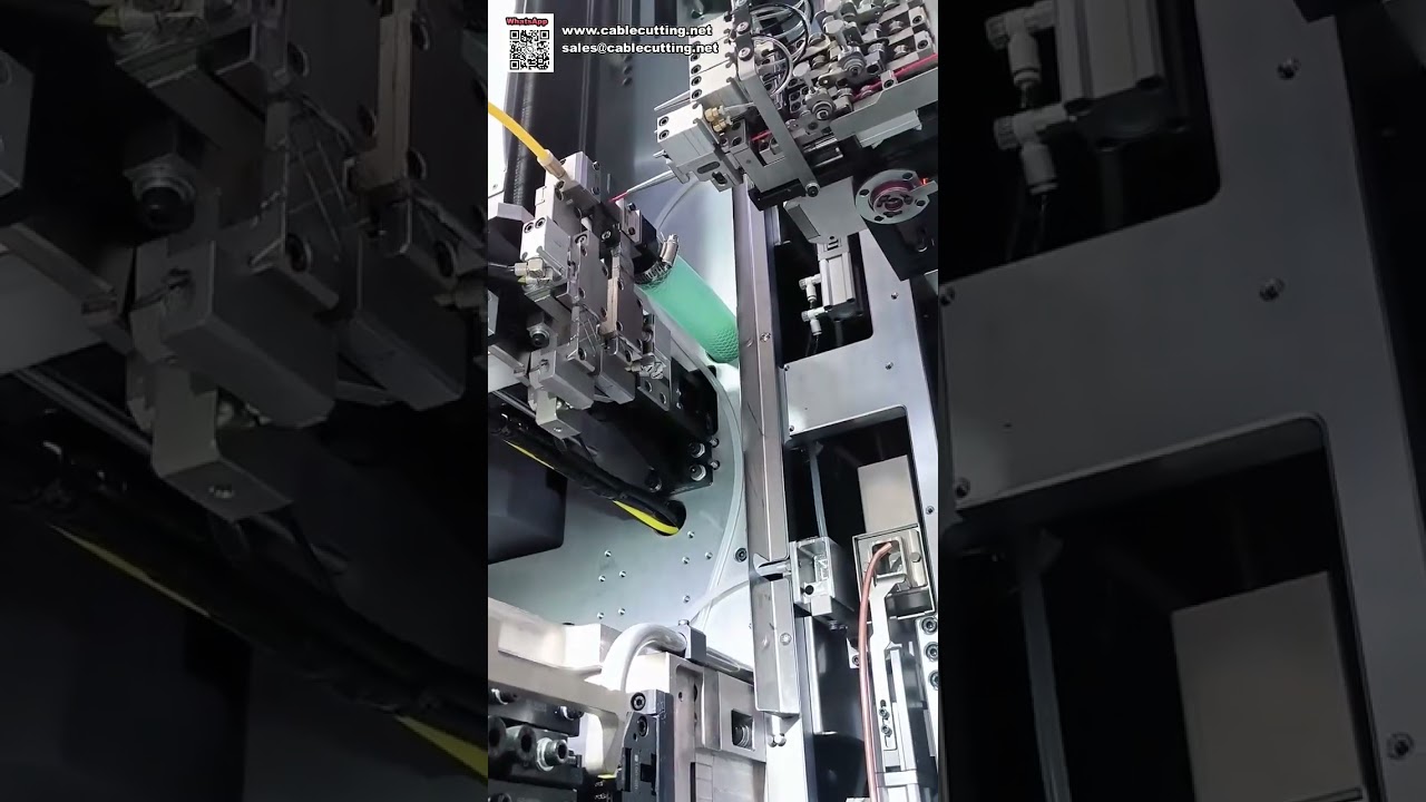 高性能自動ワイヤーハーネス加工機と圧着装置