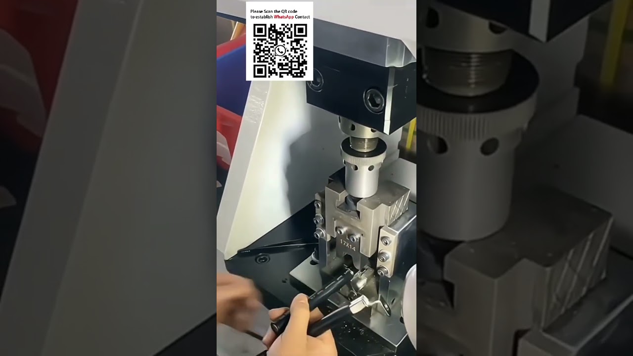 高精度サーボ式端子圧着プレス機 | EVハーネス自動化設備 #自動車部品 #ワイヤーハーネス