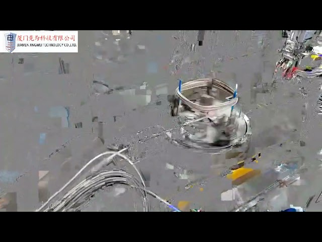 高速ワイヤーケーブル巻取り結束機｜自動結束・梱包システム
