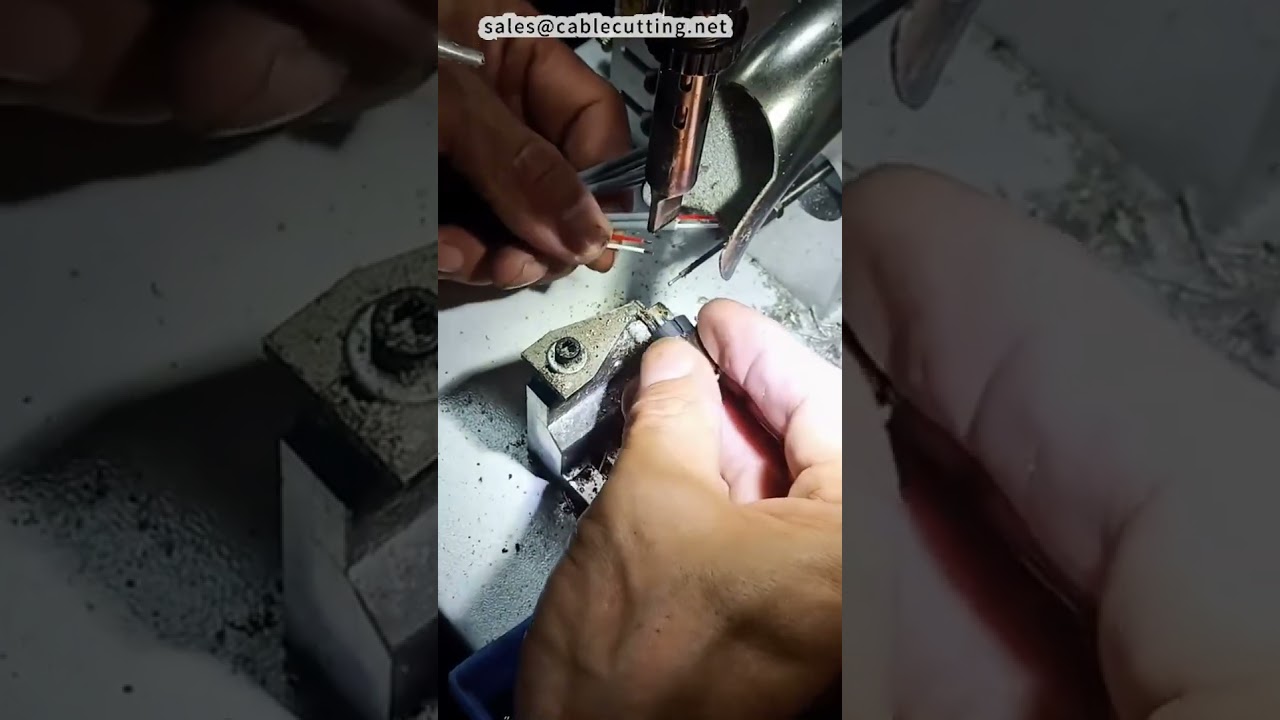 ユーザー実演！半自動はんだ付け機 毎時400個以上の高速生産